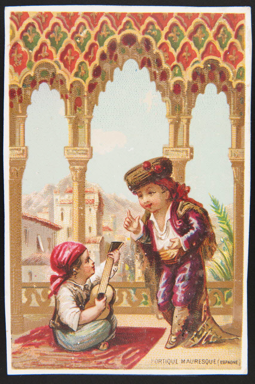 carte réclame chromo Paris 1880-1920 1996.40.1033.4 Photo