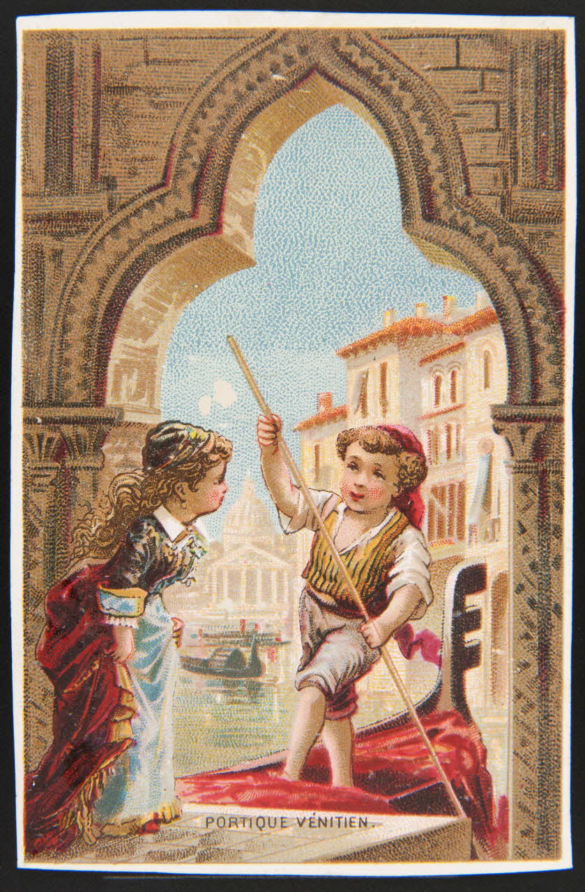 carte réclame chromo Paris 1880-1920 1996.40.1033.6 Photo