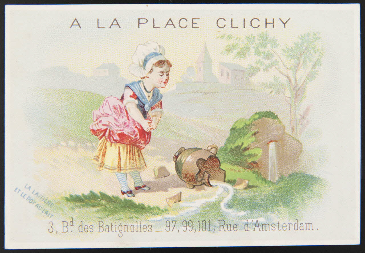 carte réclame chromo Paris 1880-1920 1996.40.1035.2 Photo