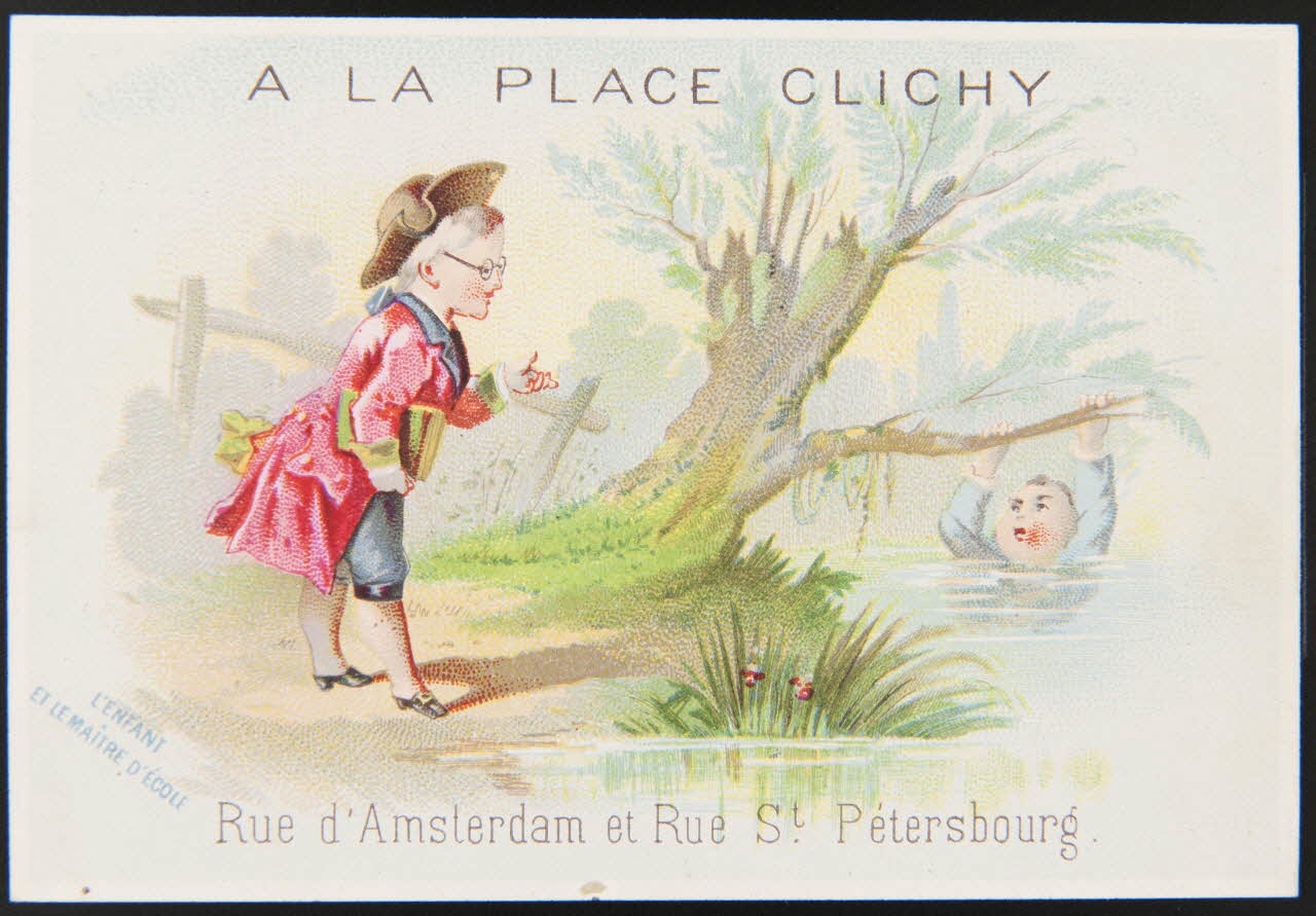 carte réclame chromo Paris 1880-1920 1996.40.1035.4 Photo