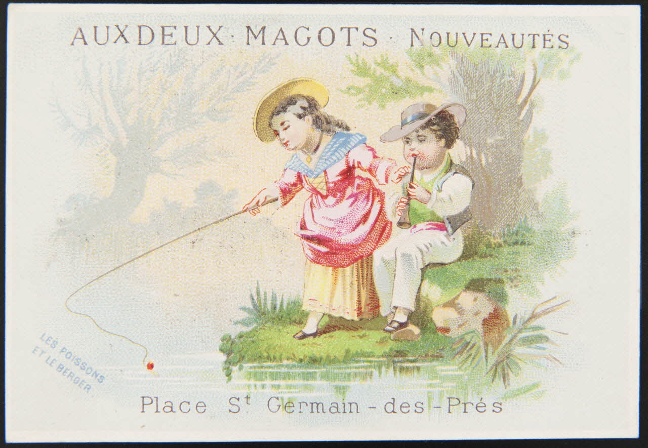 Oberthür et fils carte réclame chromo Paris 1880-1920 1996.40.1035.5 Photo