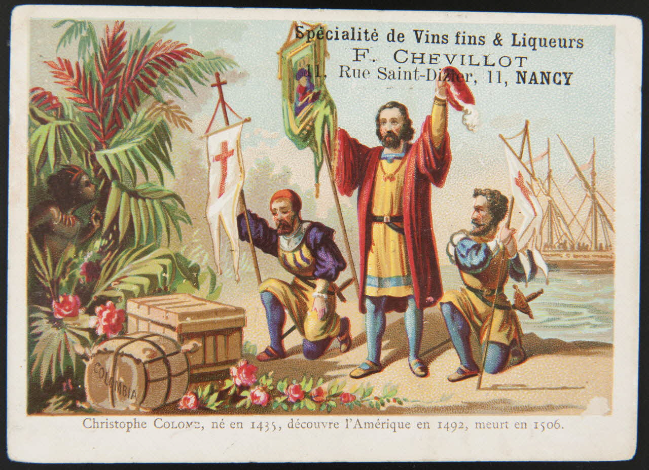 Dufour L. carte réclame chromo Paris 1880-1920 1996.40.1037.1 Photo