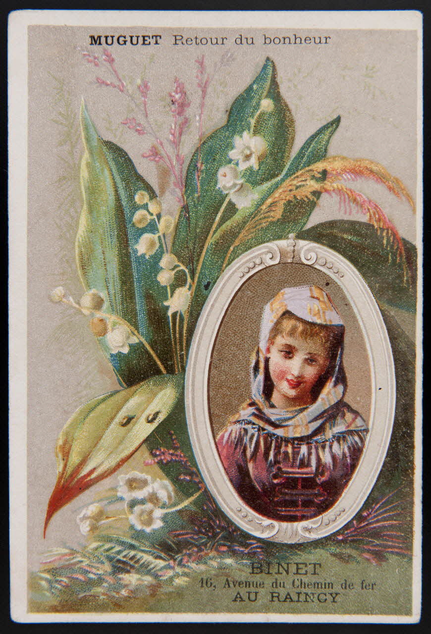 Ponsot Albert carte réclame chromo Paris 1870-1880 1996.40.1049.1 Photo