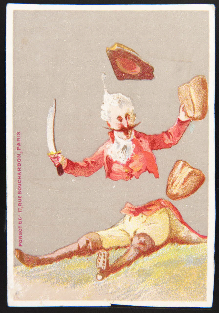 Ponsot et Cie carte réclame chromo Paris 1870-1880 1996.40.1051.1 Photo