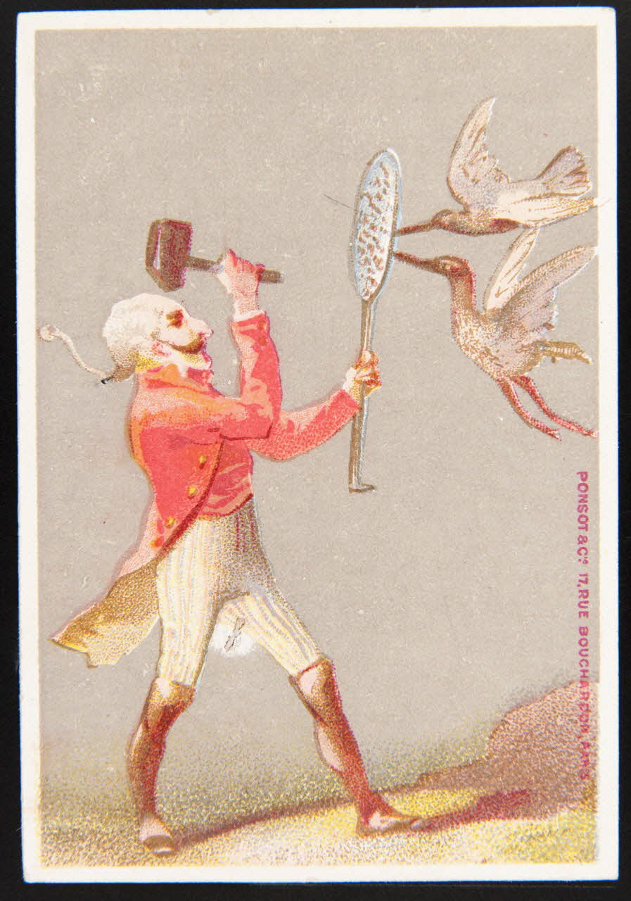 Ponsot et Cie carte réclame chromo Paris 1870-1880 1996.40.1051.2 Photo