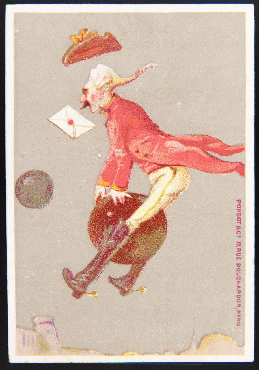 Ponsot et Cie carte réclame chromo Paris 1870-1880 1996.40.1051.3 Photo