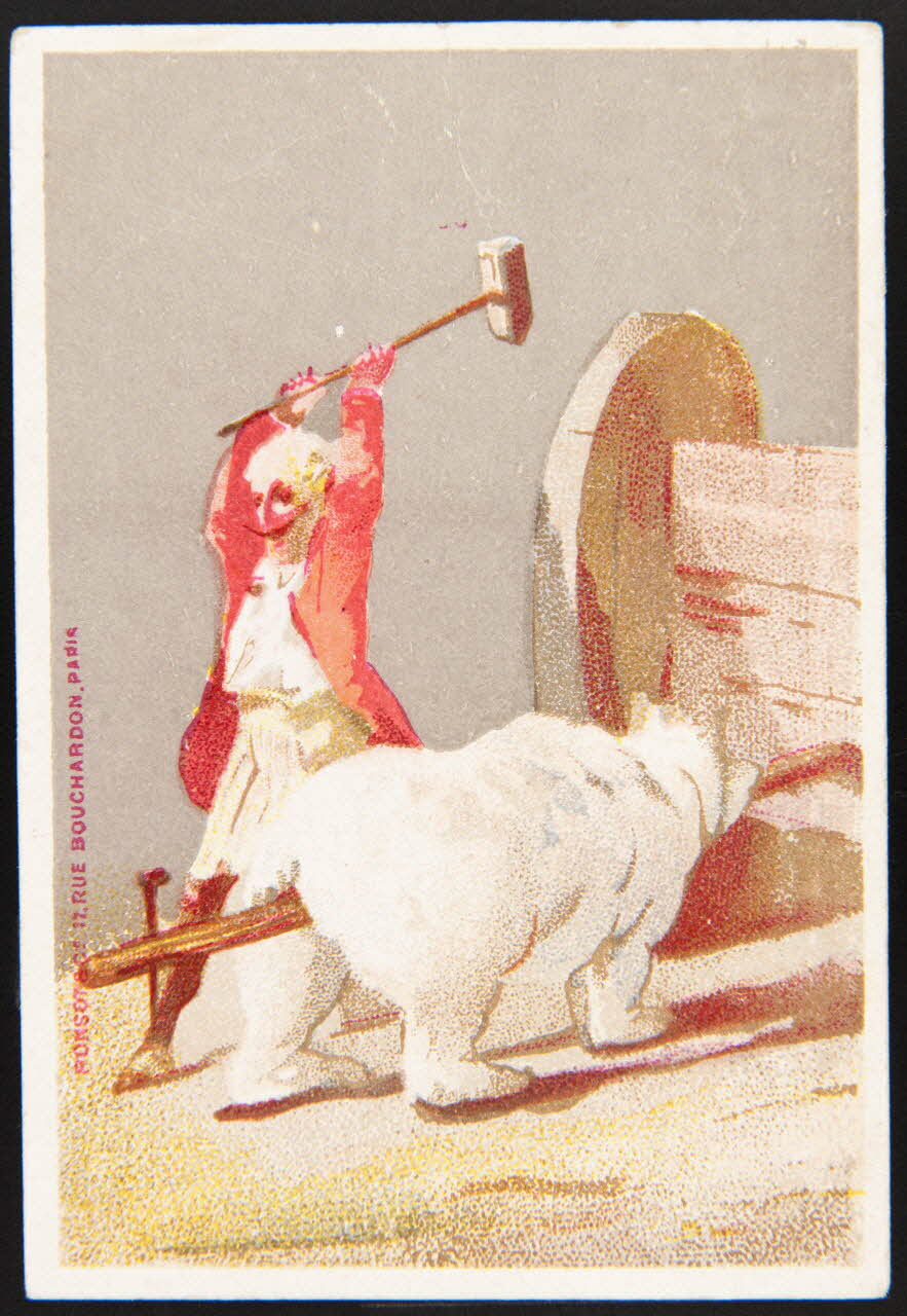 Ponsot et Cie carte réclame chromo Paris 1870-1880 1996.40.1051.4 Photo