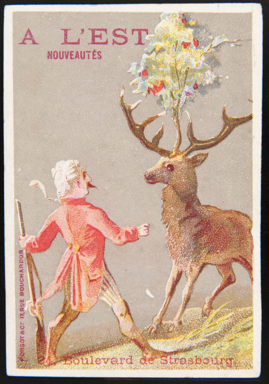 Ponsot et Cie carte réclame chromo Paris 1870-1880 1996.40.1051.5 Photo