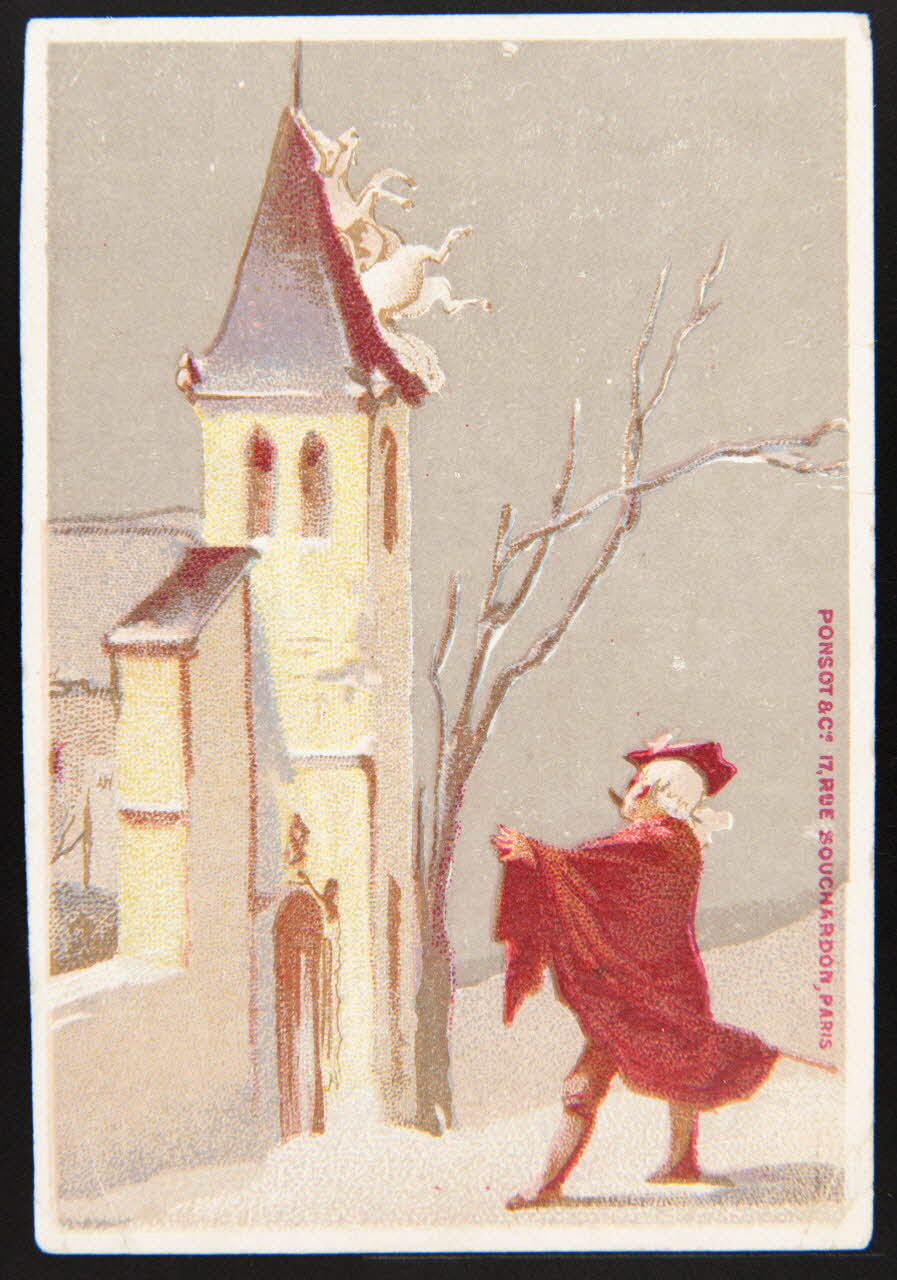 Ponsot et Cie carte réclame chromo Paris 1870-1880 1996.40.1051.7 Photo