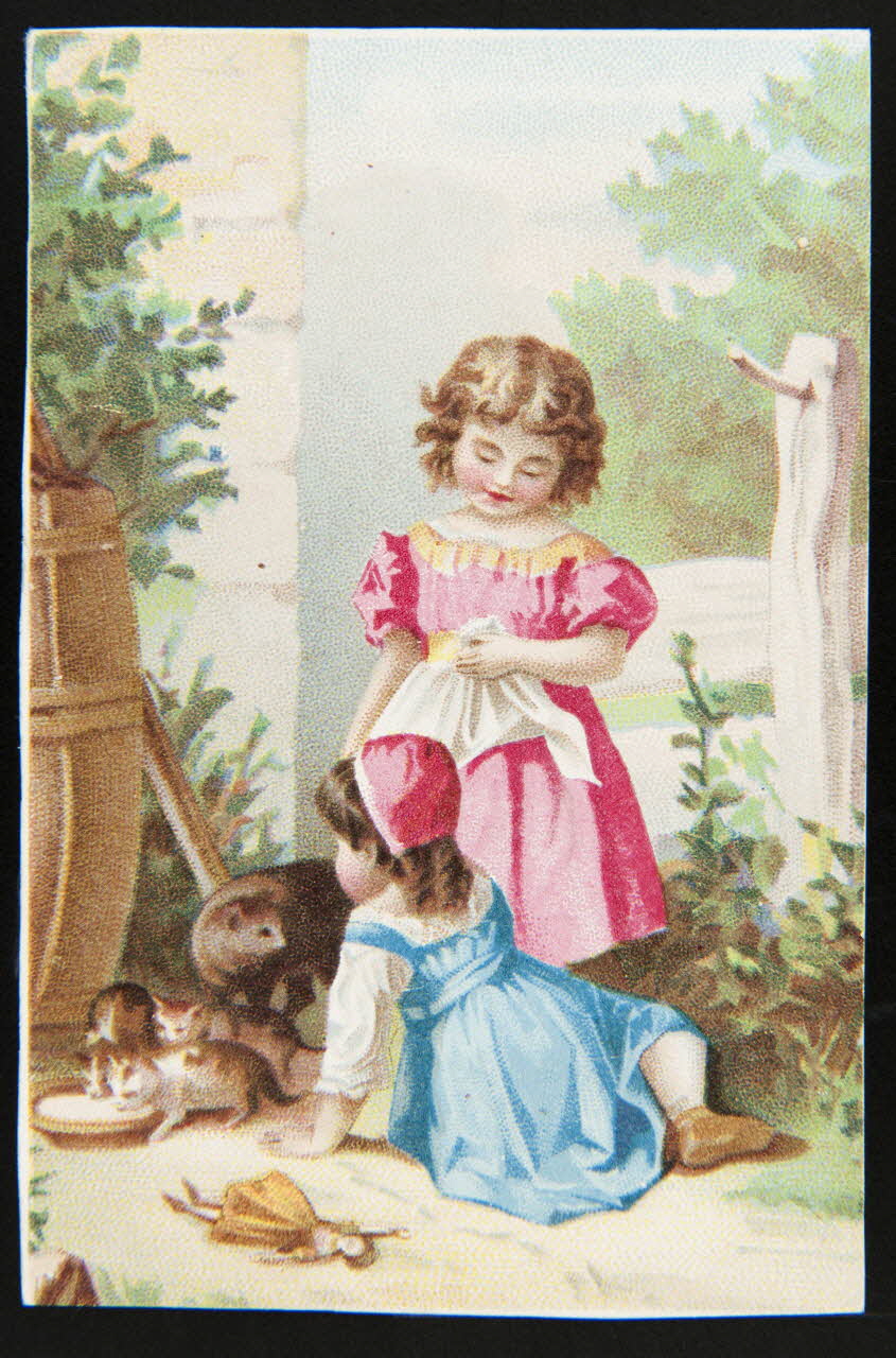 carte réclame chromo Paris 1870-1880 1996.40.1055.1 Photo