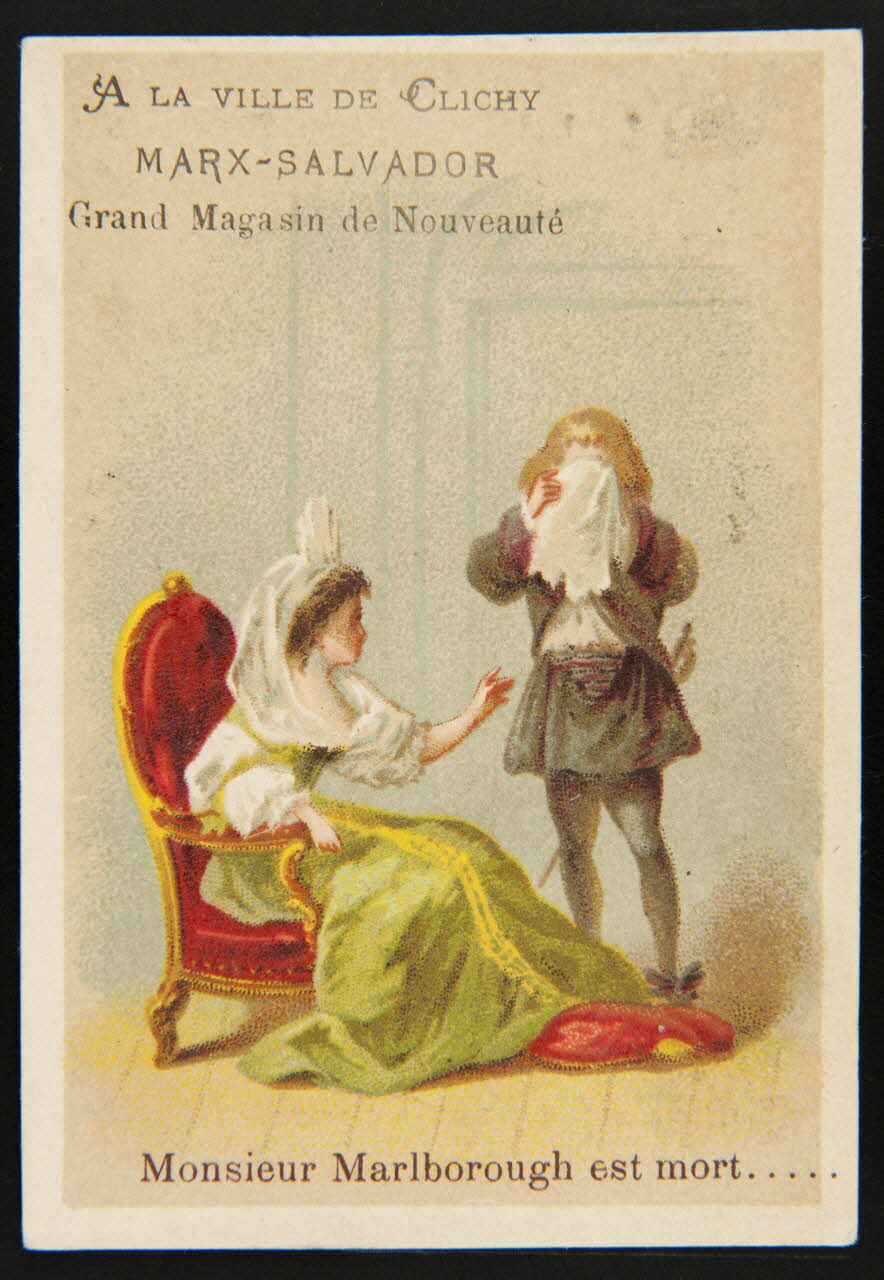 Lessertisseux carte réclame chromo Paris 1870-1880 1996.40.1062.3 Photo