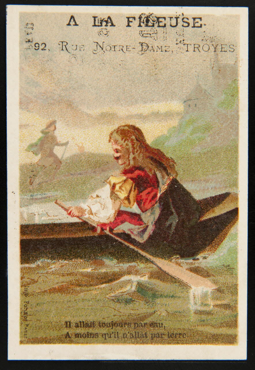 Ponsot Albert carte réclame chromo Paris 1870-1880 1996.40.1063.5 Photo