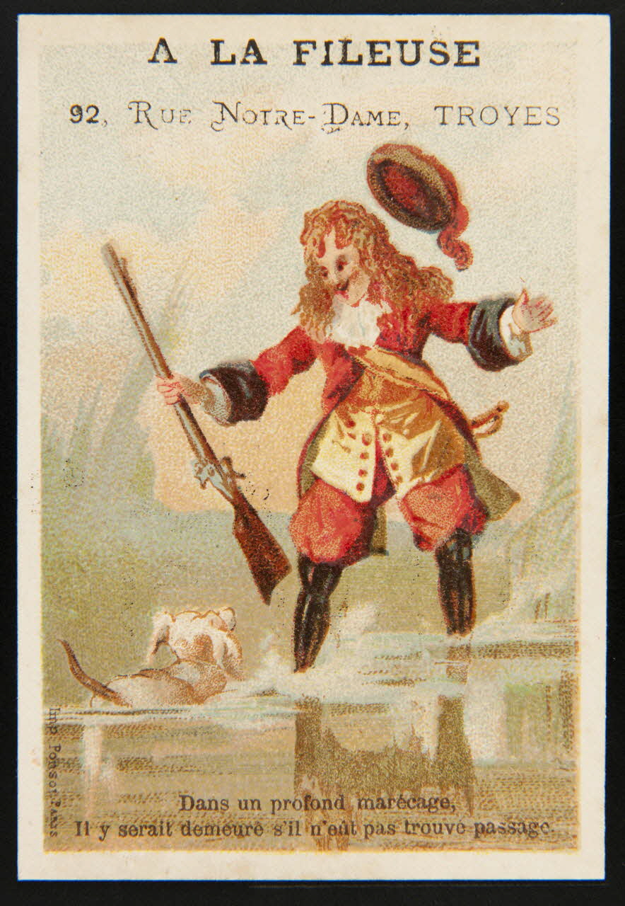 Ponsot Albert carte réclame chromo Paris 1870-1880 1996.40.1063.6 Photo