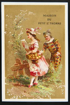 carte réclame chromo Paris 1870-1880 1996.40.1064.1 Photo