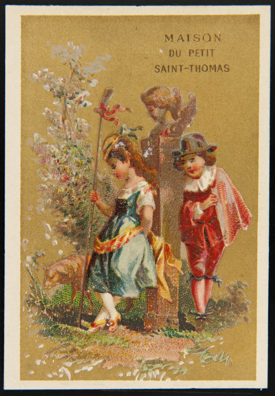 carte réclame chromo Paris 1870-1880 1996.40.1064.4 Photo