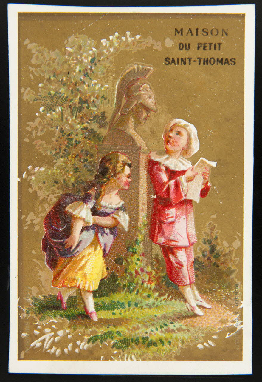 carte réclame chromo Paris 1870-1880 1996.40.1064.5 Photo