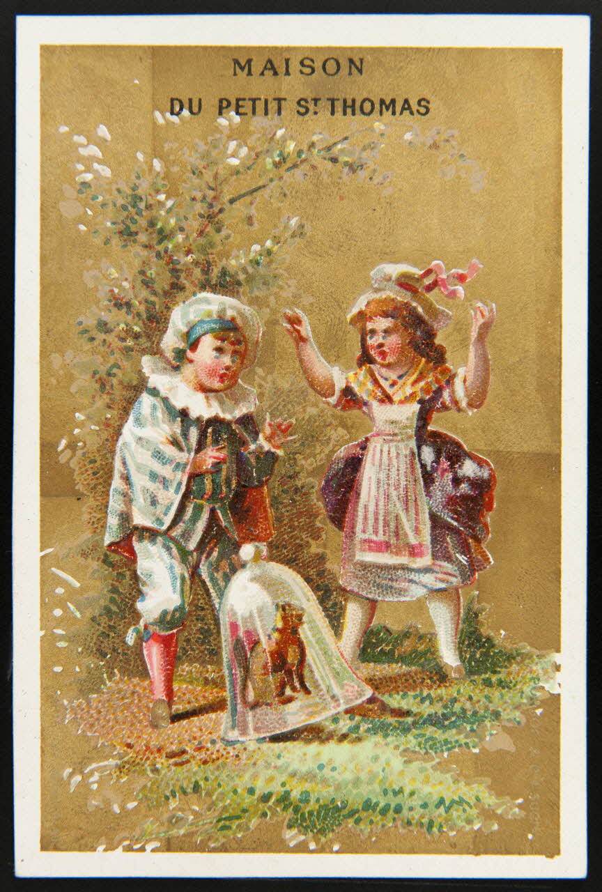 carte réclame chromo Paris 1870-1880 1996.40.1064.7 Photo