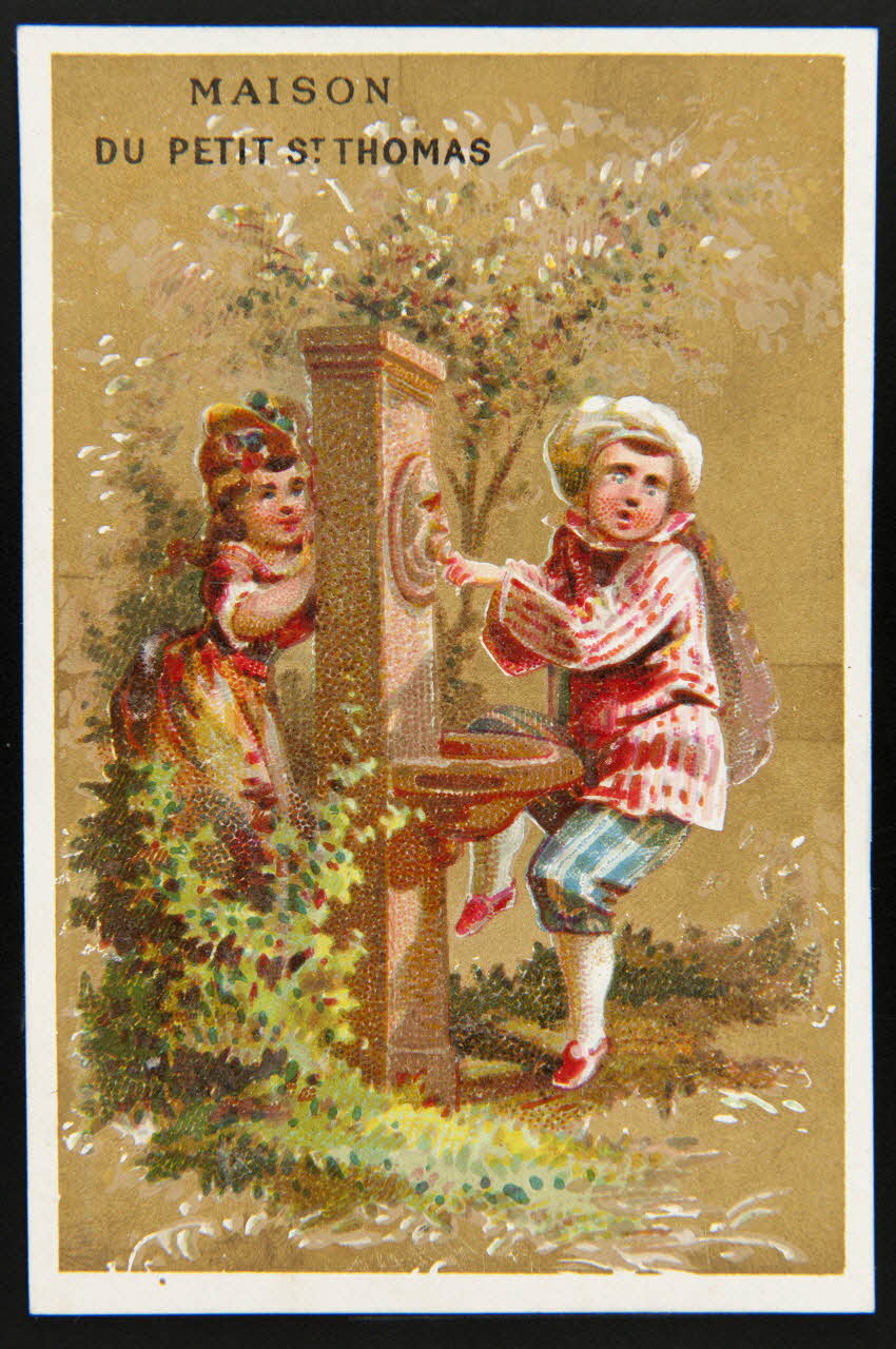 carte réclame chromo Paris 1870-1880 1996.40.1064.8 Photo