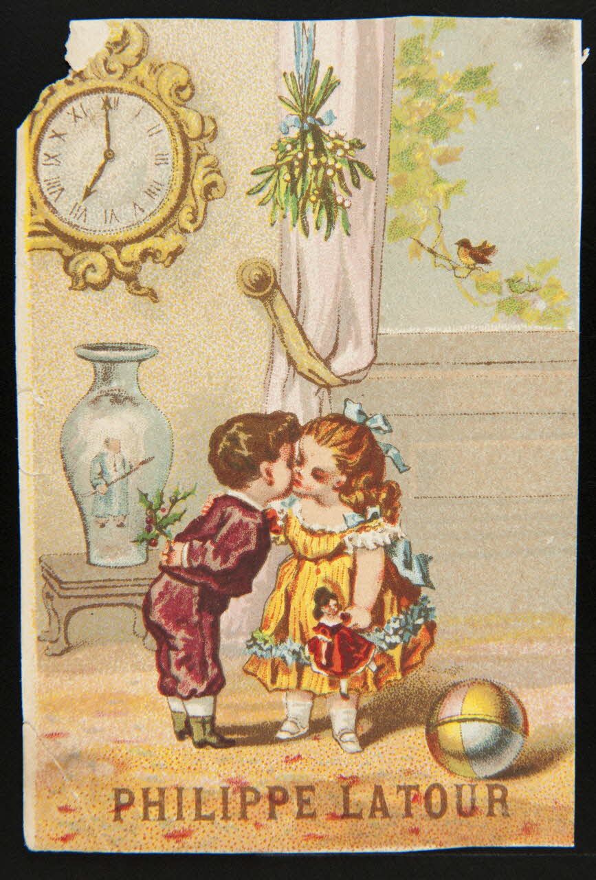 Mayoux Honoré et Cie carte réclame chromo Paris 1870-1880 1996.40.1066.1 Photo