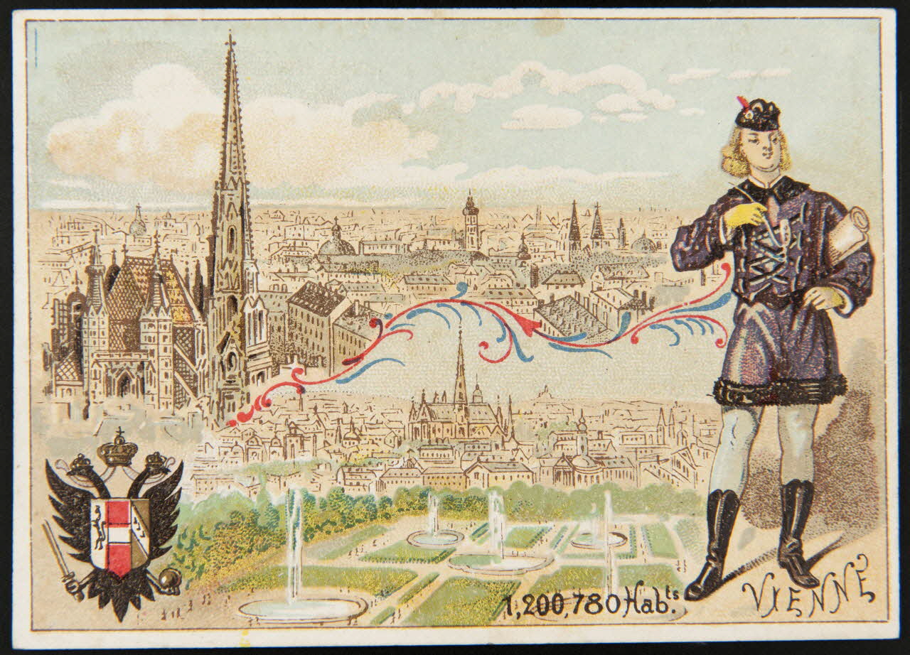 carte réclame chromo Paris 1870-1880 1996.40.1071.16 Photo