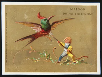 Badoureau, Ponsot carte réclame chromo Paris 1870-1880 1996.40.1073.7 Photo