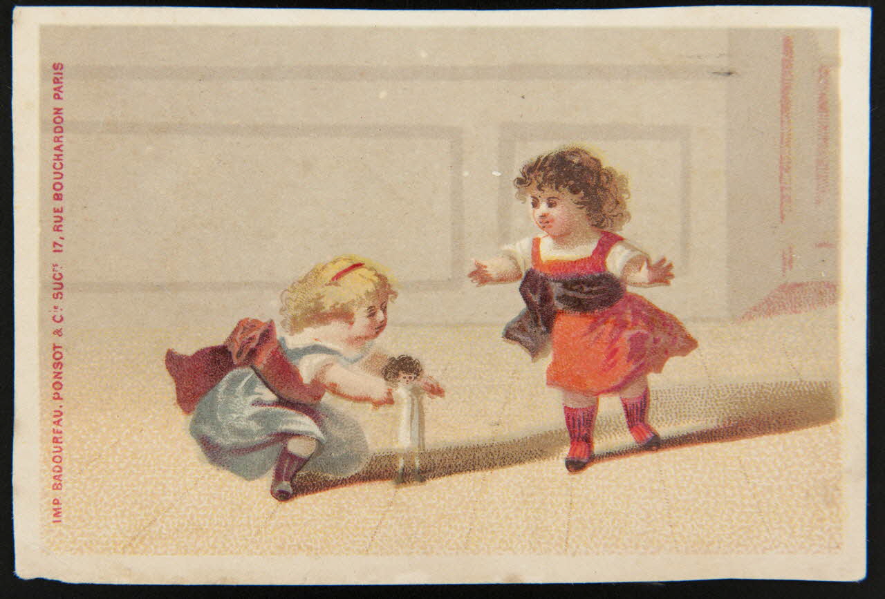 Badoureau, Ponsot carte réclame chromo Paris 1870-1880 1996.40.1075.1 Photo