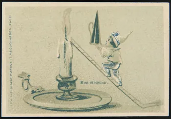 Badoureau, Ponsot carte réclame chromo Paris 1870-1880 1996.40.1077.1 Photo