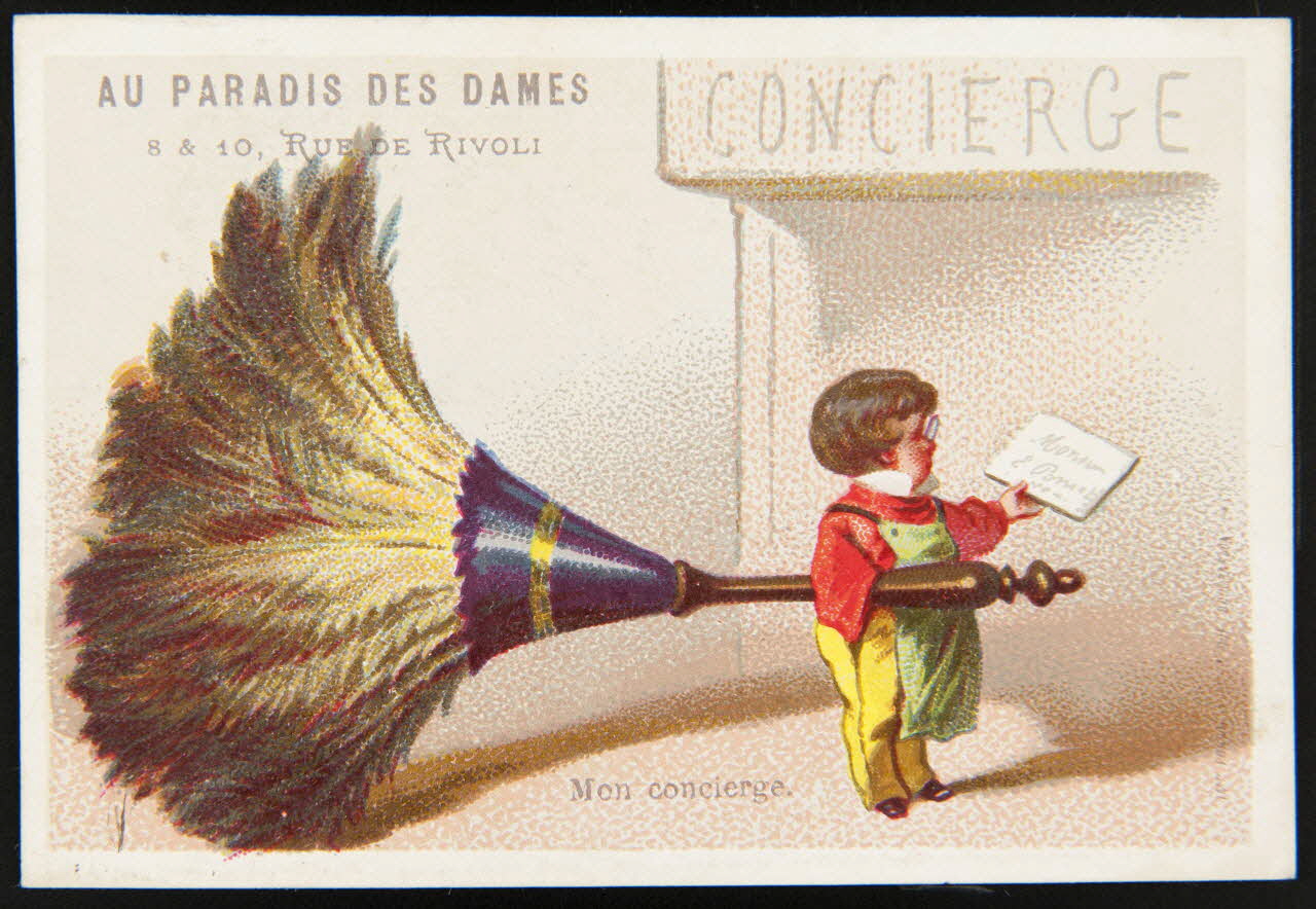 Ponsot carte réclame chromo Paris 1870-1880 1996.40.1078.2 Photo Mucem