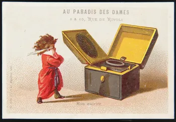 Ponsot carte réclame chromo Paris 1870-1880 1996.40.1078.5 Photo