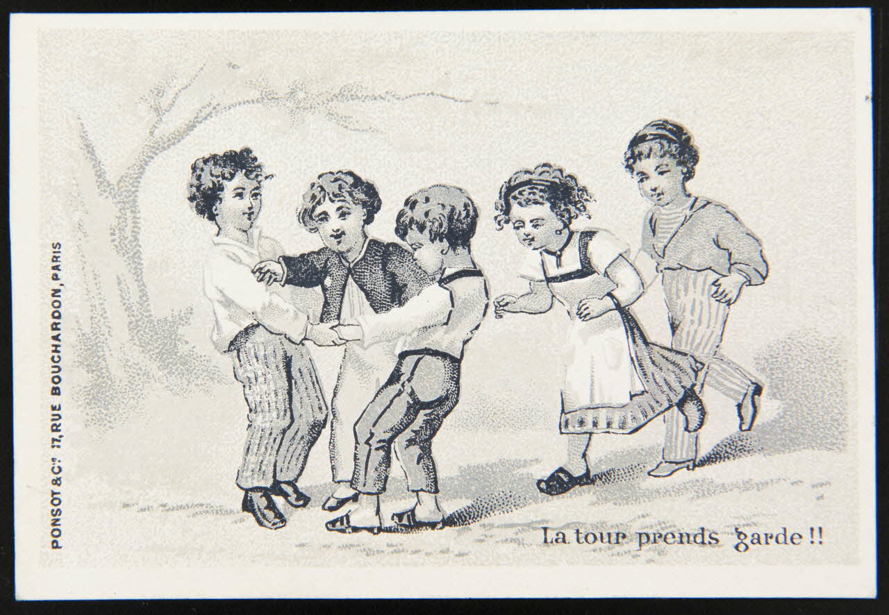 Ponsot carte réclame chromo Paris 1870-1880 1996.40.1079.12 Photo