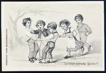 Ponsot carte réclame chromo Paris 1870-1880 1996.40.1079.12  Photo