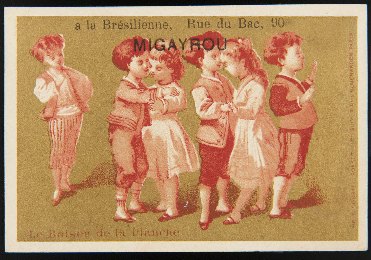 Badoureau, Ponsot carte réclame chromo Paris 1870-1880 1996.40.1079.13 Photo
