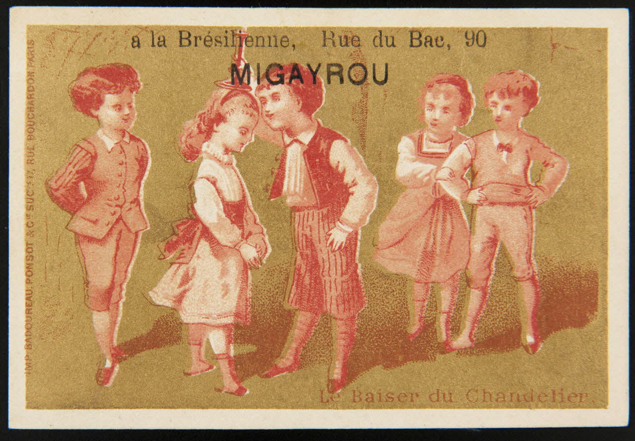 Ponsot carte réclame chromo Paris 1870-1880 1996.40.1079.15 Photo