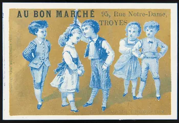 Ponsot carte réclame chromo Paris 1870-1880 1996.40.1079.16  Photo Mucem