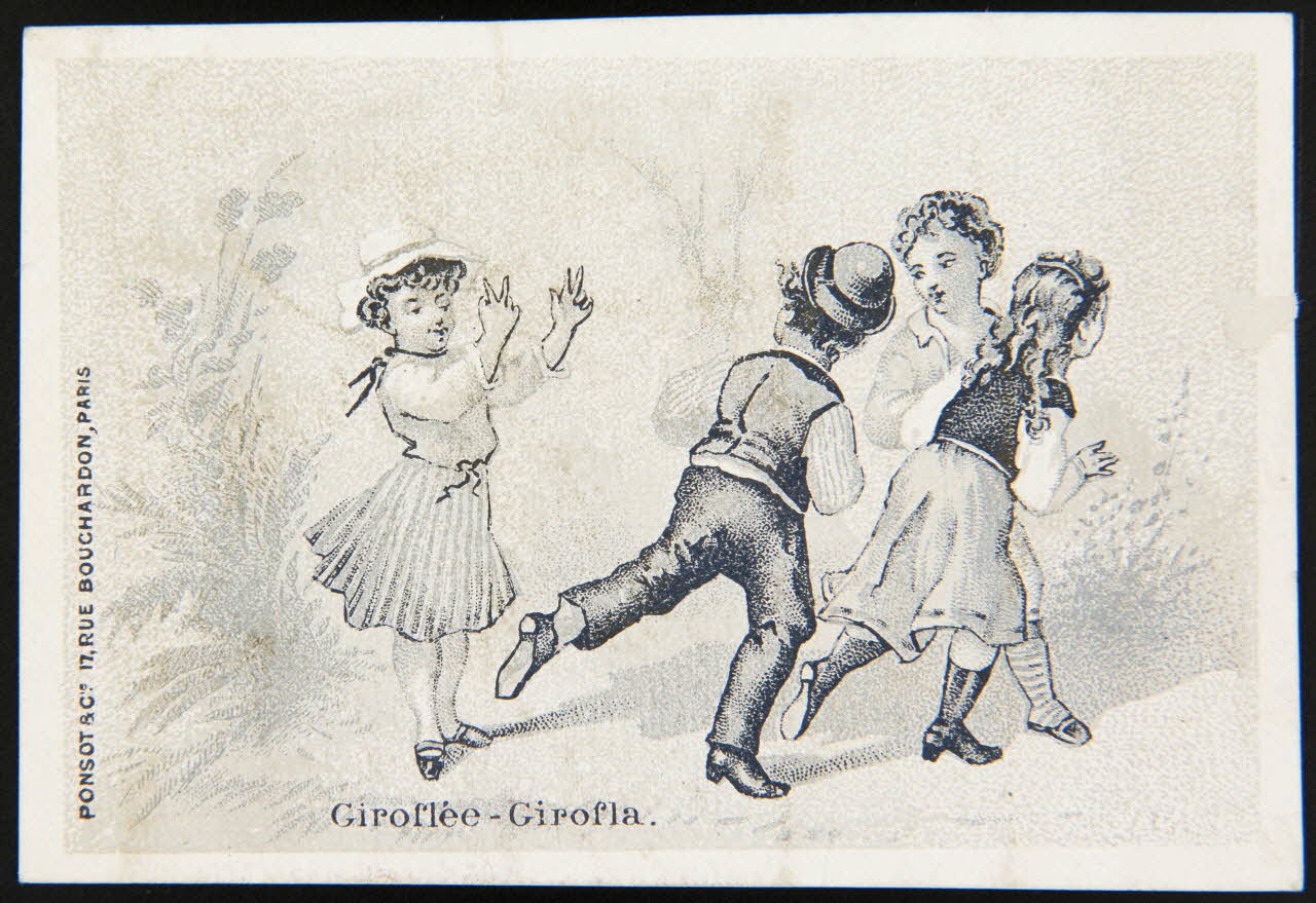 Ponsot carte réclame chromo Paris 1870-1880 1996.40.1079.2 Photo