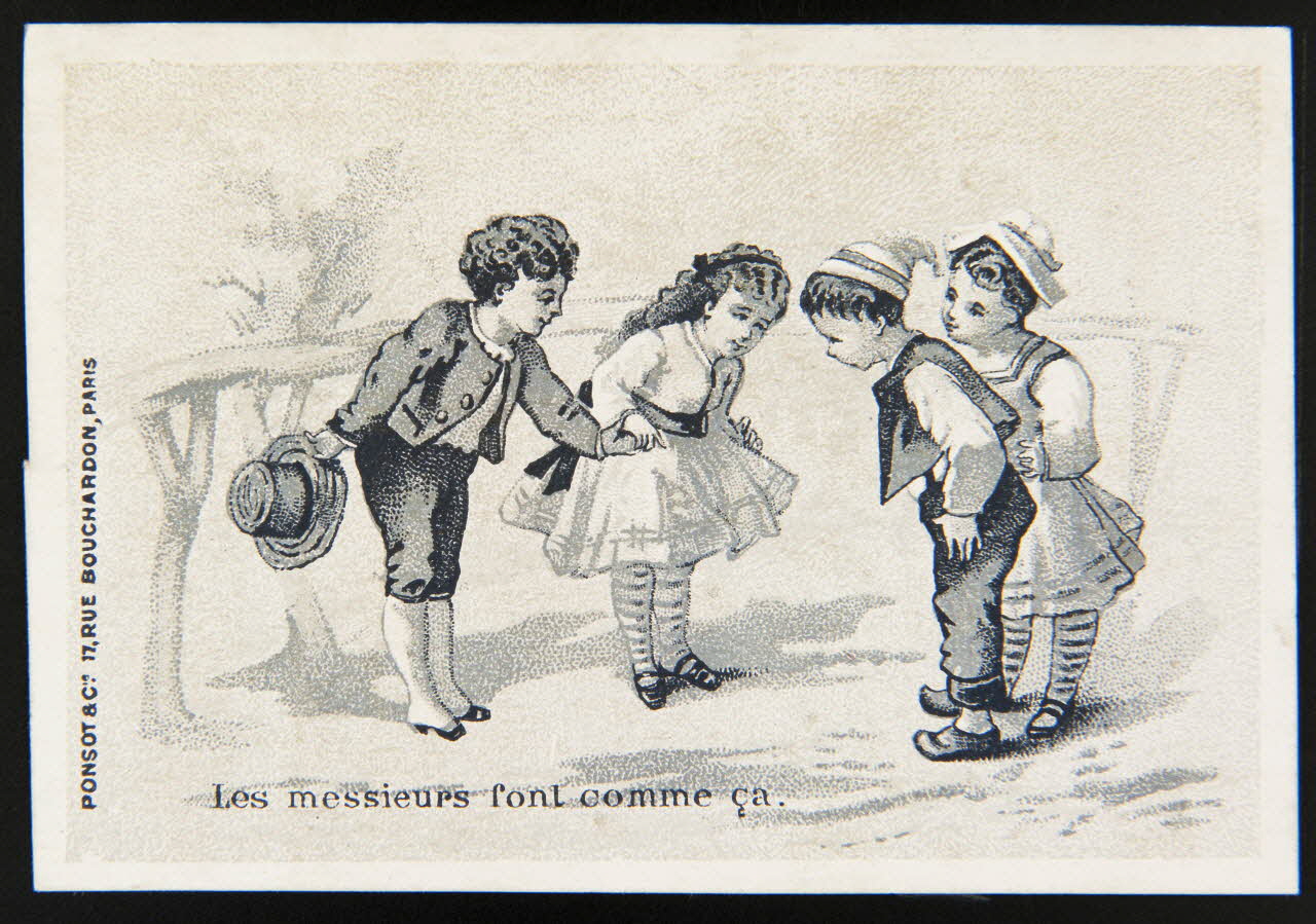 Ponsot carte réclame chromo Paris 1870-1880 1996.40.1079.20 Photo