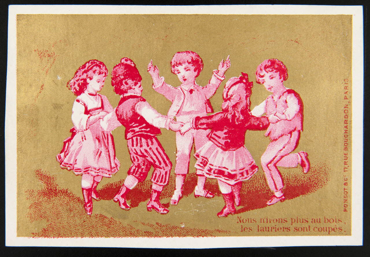 Ponsot carte réclame chromo Paris 1870-1880 1996.40.1079.21 Photo