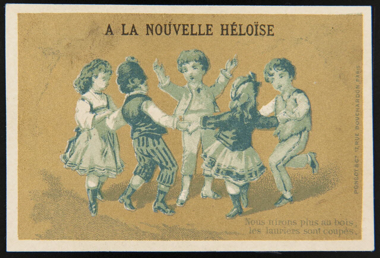 Ponsot carte réclame chromo Paris 1870-1880 1996.40.1079.22 Photo