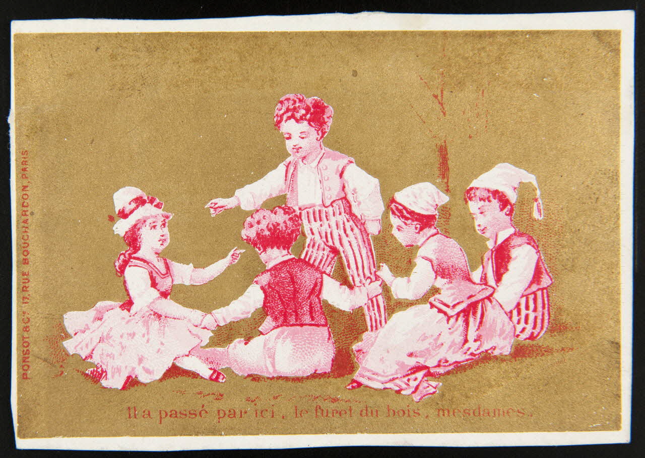 Ponsot carte réclame chromo Paris 1870-1880 1996.40.1079.3 Photo