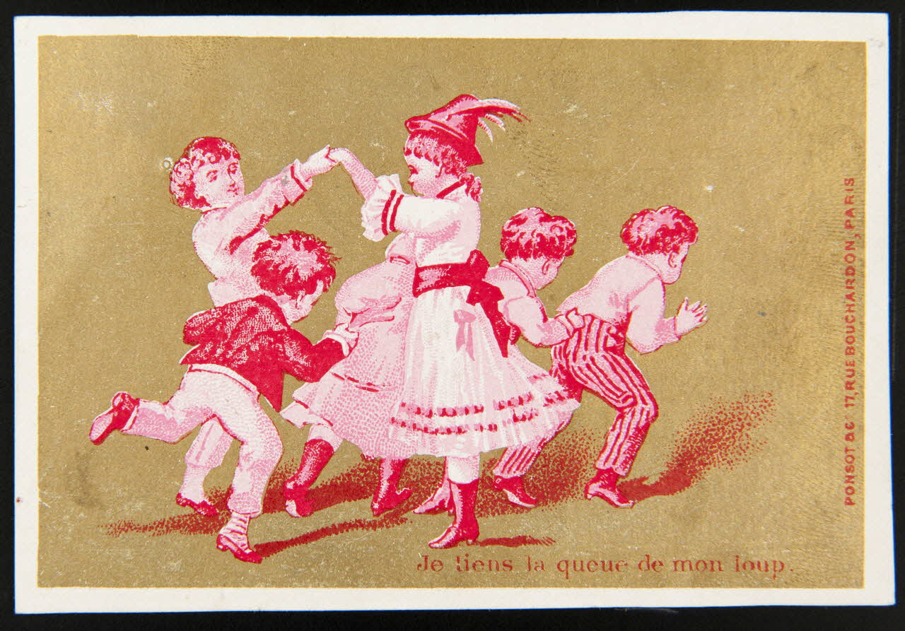 Ponsot carte réclame chromo Paris 1870-1880 1996.40.1079.6 Photo