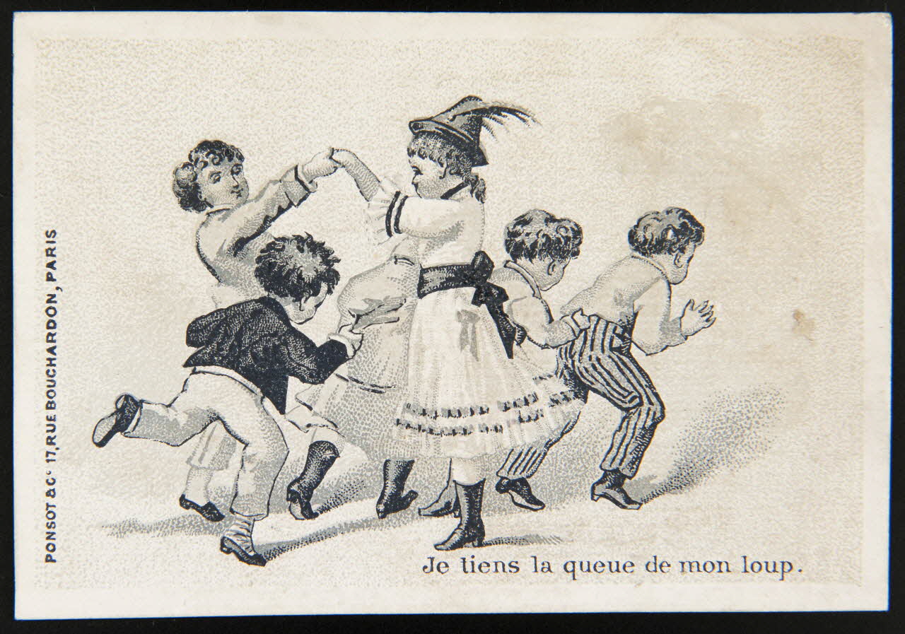 Ponsot carte réclame chromo Paris 1870-1880 1996.40.1079.8 Photo