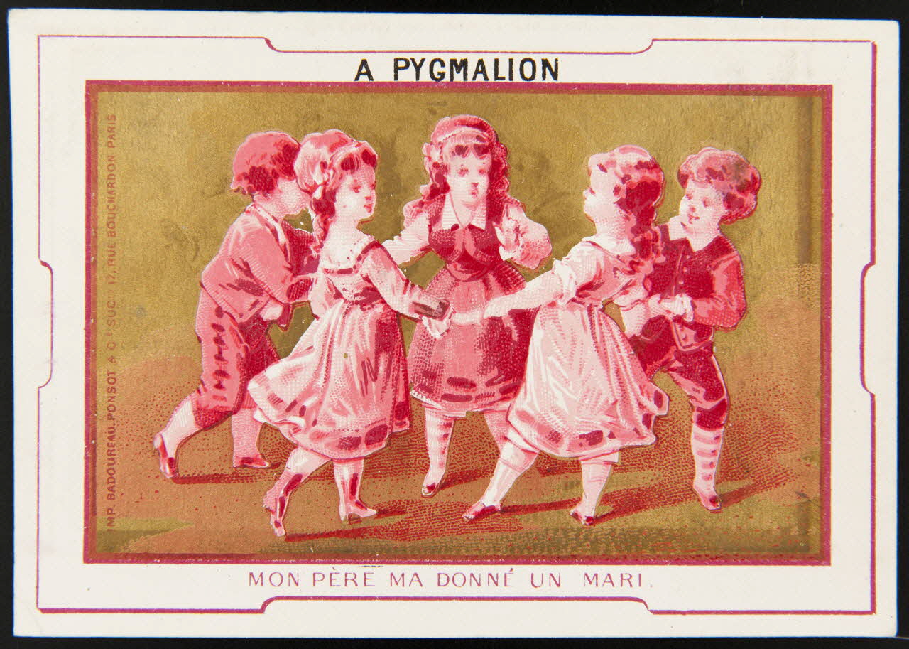 Badoureau, Ponsot carte réclame chromo Paris 1870-1880 1996.40.1080.5 Photo