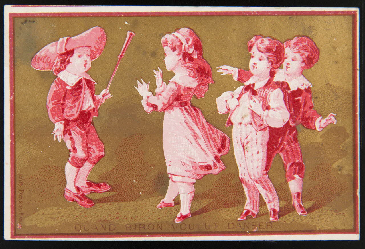 Ponsot carte réclame chromo Paris 1870-1880 1996.40.1080.8 Photo