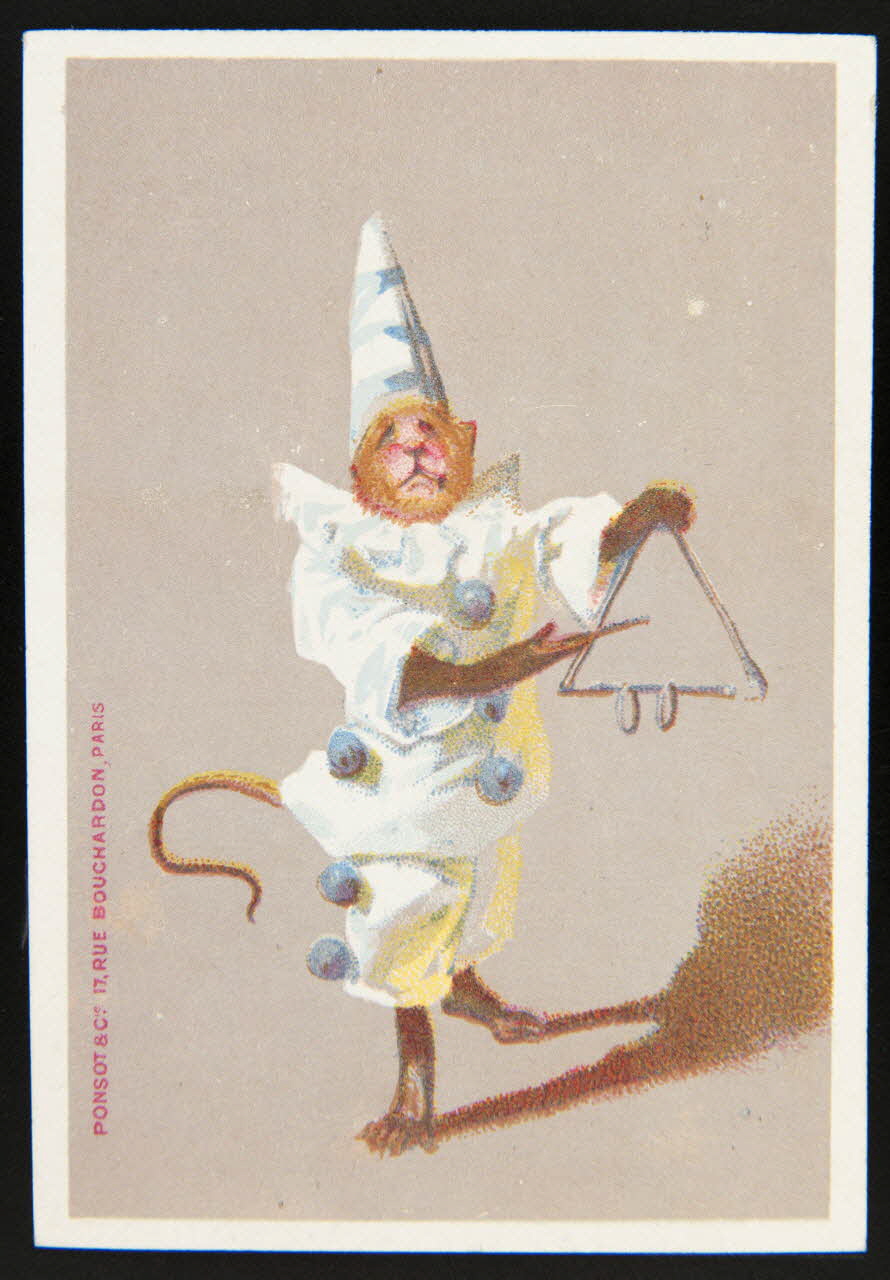 Ponsot carte réclame chromo Paris 1870-1880 1996.40.1081.1 Photo