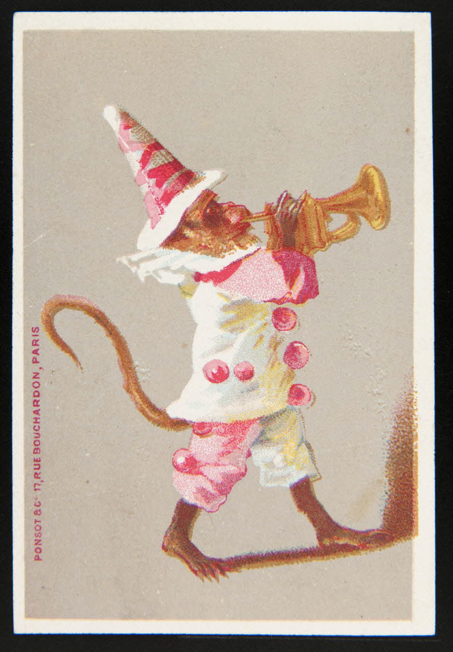 Ponsot carte réclame chromo Paris 1870-1880 1996.40.1081.3 Photo