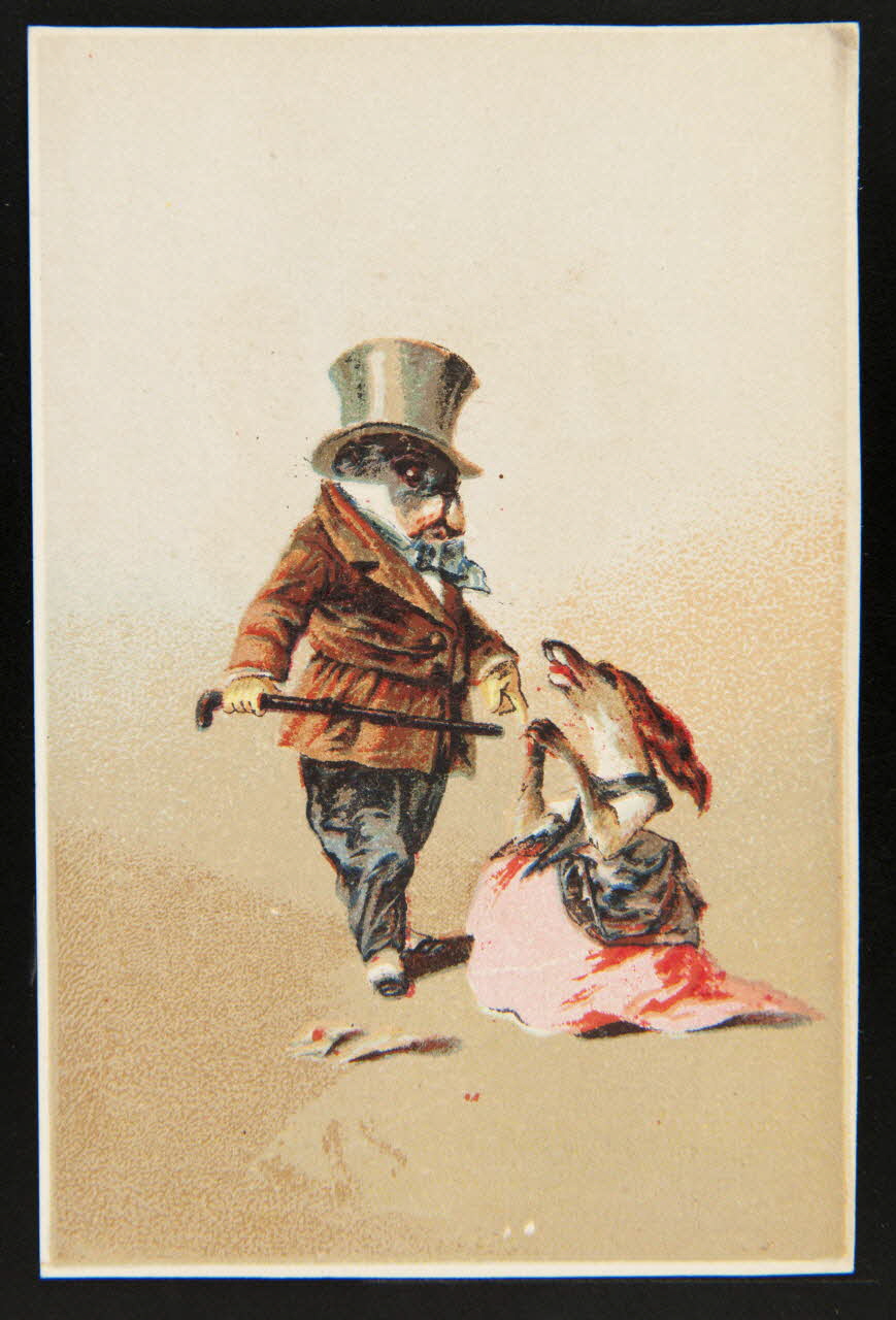 carte réclame chromo Paris 1870-1880 1996.40.1082.1  Photo