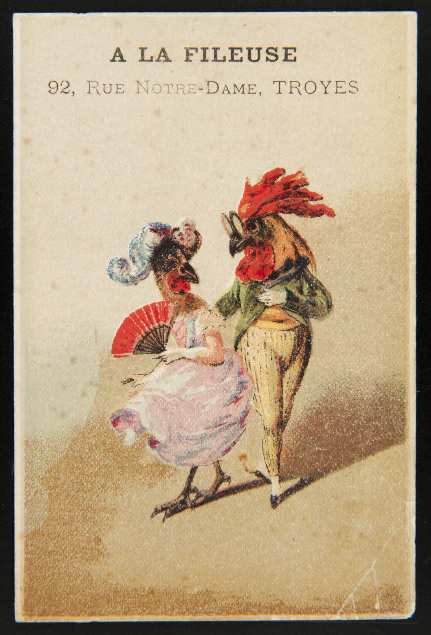 Ponsot Albert carte réclame chromo Paris 1870-1880 1996.40.1082.4 Photo