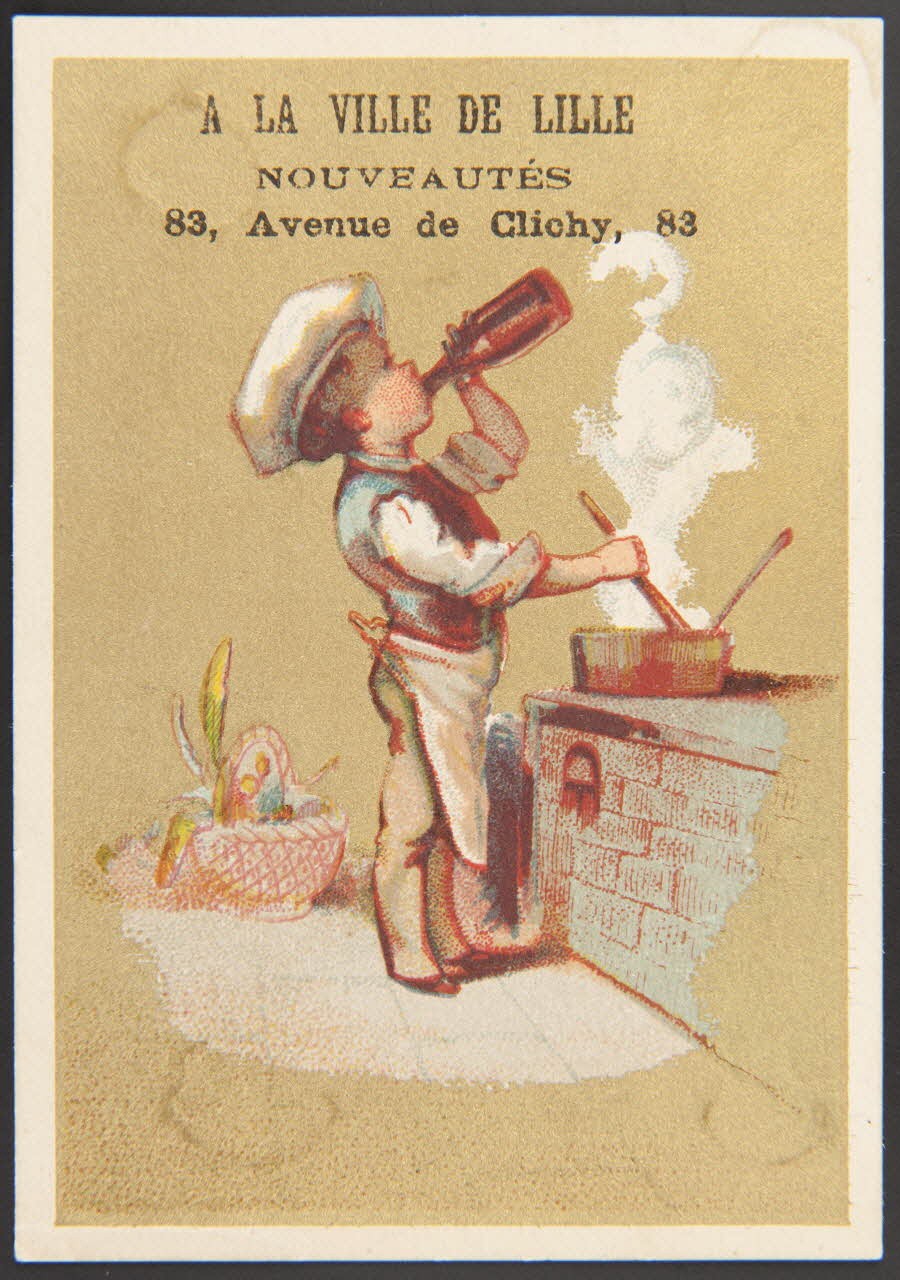 Thomas A. carte réclame chromo Paris 1870-1890 1996.40.1104.10 Photo