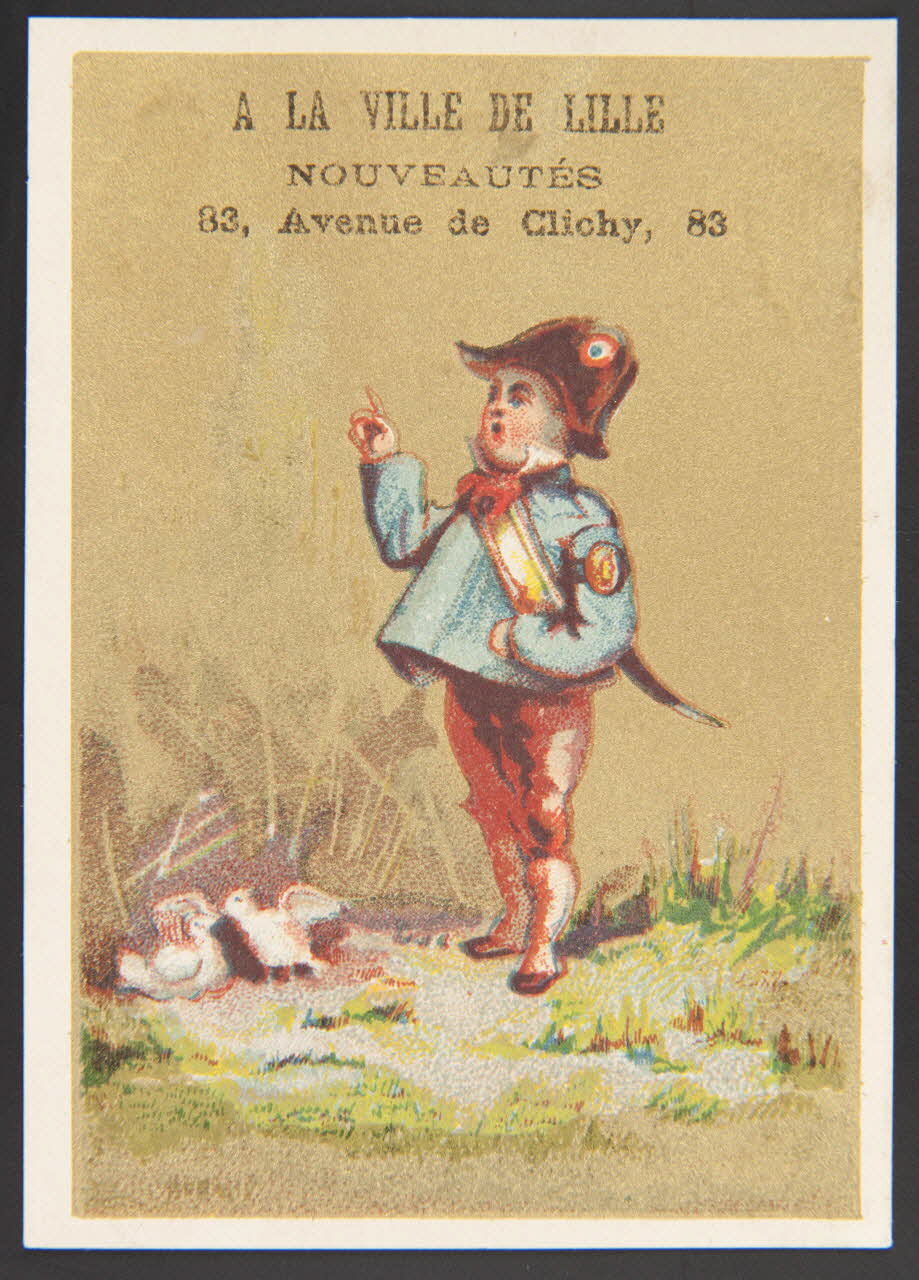Thomas A. carte réclame chromo Paris 1870-1890 1996.40.1104.6 Photo