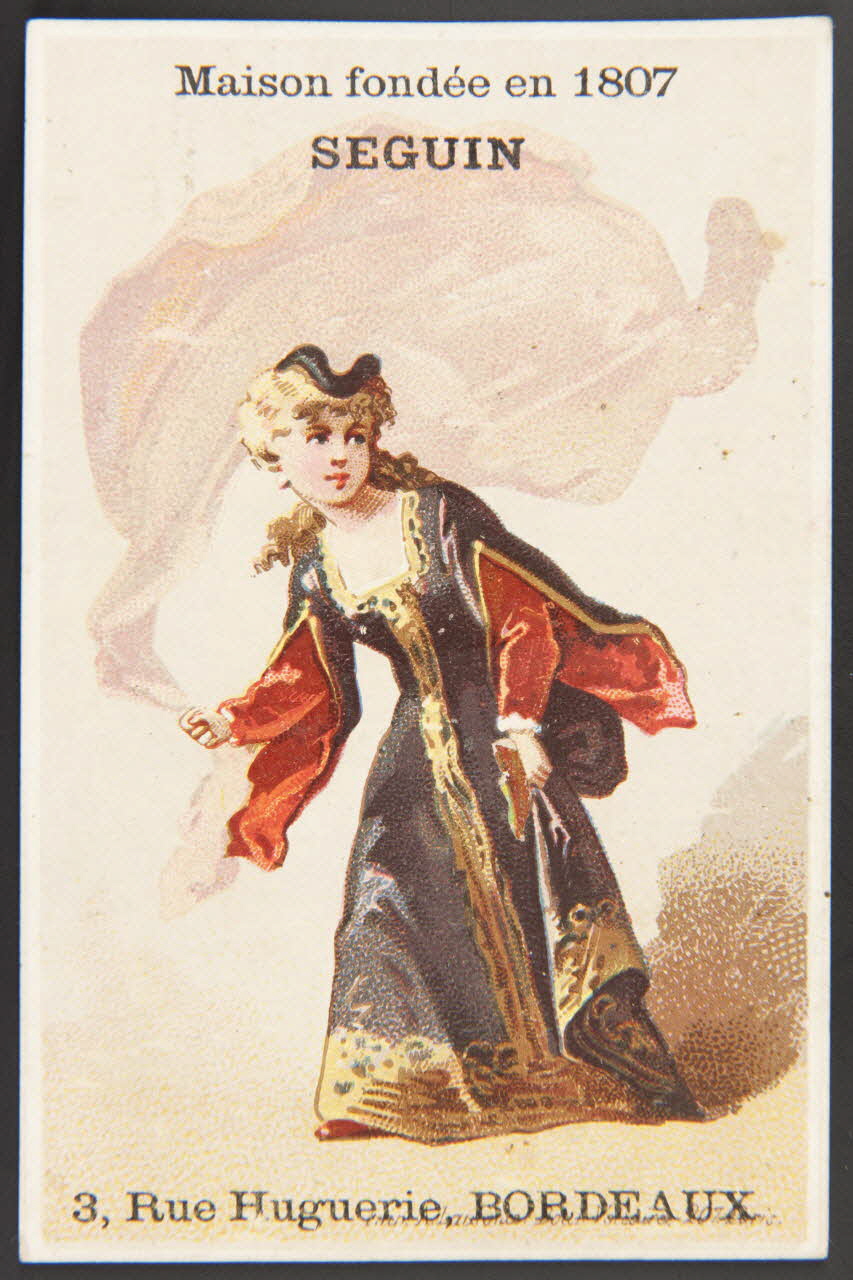Lauronce frères carte réclame chromo Paris 1870-1890 1996.40.1105.1 Photo